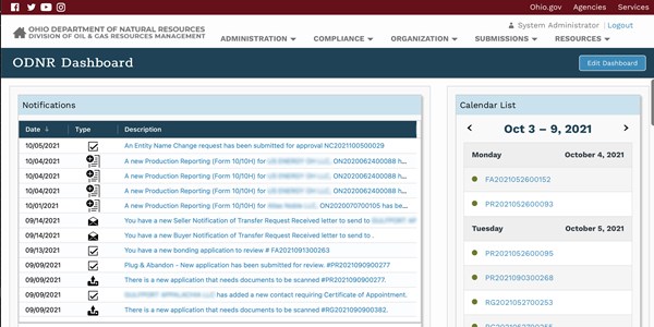 RICS Dashboard image