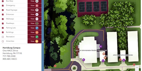 SmartCampus - Harrisburg campus close up image